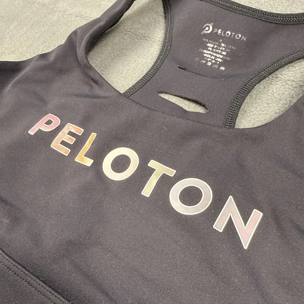 Peloton Sports Bra Size M Medium Support Black